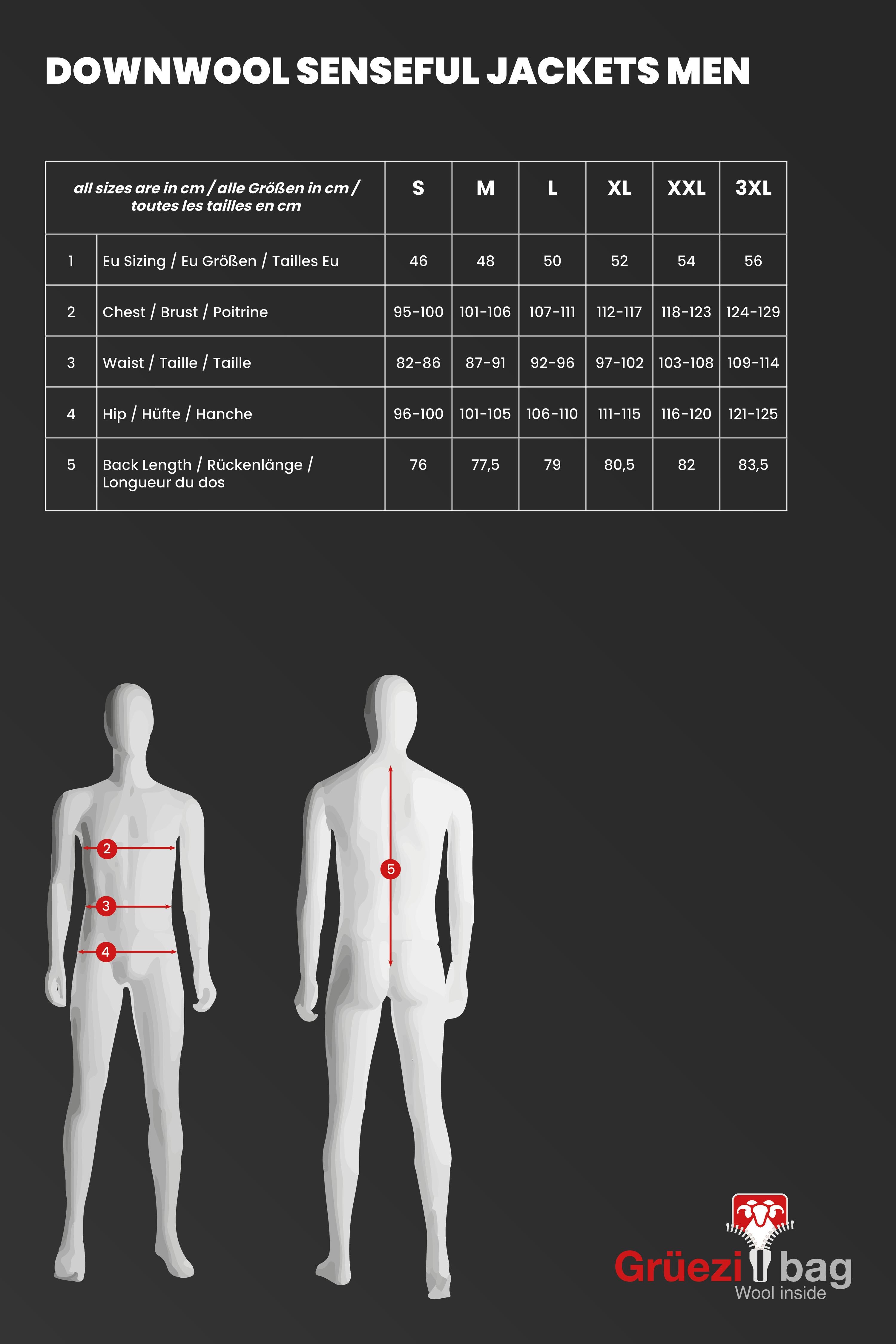 Mens Senseful DownWool Jacket
